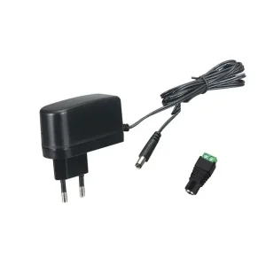 Nu Kopen Alimentatore 12 v diretto 1 A 230V PLUG 5,5*2,1M MKC1210AL + spinotto presa jack 26939 +26168